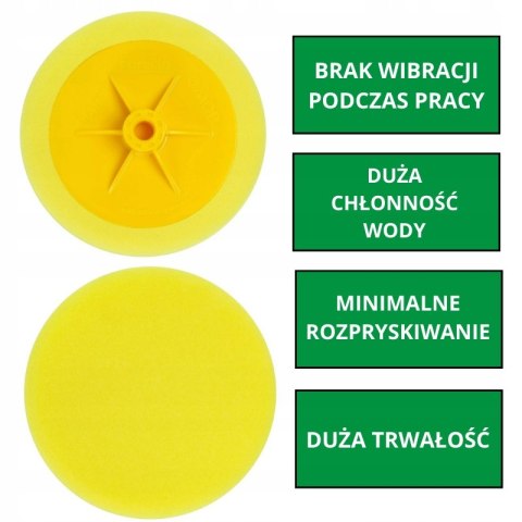 Głowica polerska Farecla G-Mop AG6 Rapid żółta Głowica polerska Farecla G-Mop AG6 Rapid żółta