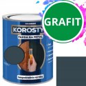 KOROSTYL - Farba na metal 3w1- Bezpośrednio na Rdzę Grafitowy 0.7L