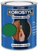 KOROSTYL - Farba na metal 3w1 - Bezpośrednio na Rdzę Zielony RAL 6002 0.7L