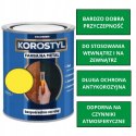 KOROSTYL - Farba na metal 3w1- Bezpośrednio na Rdzę Żółty RAL 1018 0.7l