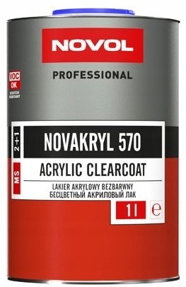 Lakier akrylowy Novol Novakryl 570 1 L + Utwardzacz 5120 Fast 0,5 L Lakier akrylowy Novol Novakryl 570 1 L + Utwardzacz 5120 Fast 0,5 L