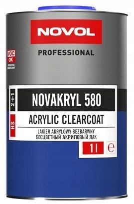 Lakier akrylowy Novol Novakryl 580 1 L + Utwardzacz 5120 Fast 0,5 L Lakier akrylowy Novol Novakryl 580 1 L + Utwardzacz 5120 Fast 0,5 L