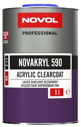 Lakier akrylowy Novol Novakryl 590 1 L + Utwardzacz 5120 Fast 0,5 L Lakier akrylowy Novol Novakryl 590 1 L + Utwardzacz 5120 Fast 0,5 L