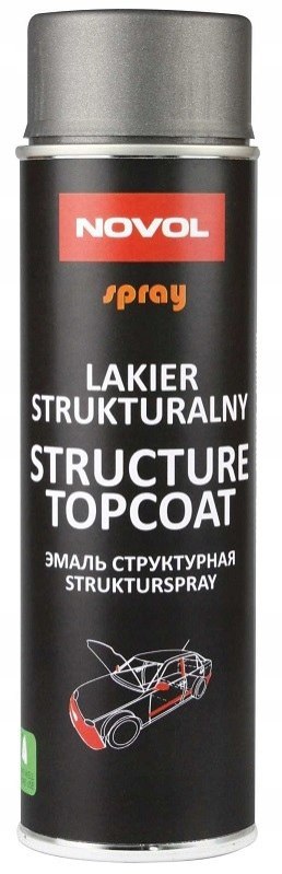 Novol Structure Topcoat Lakier Strukturalny Antracyt Spray