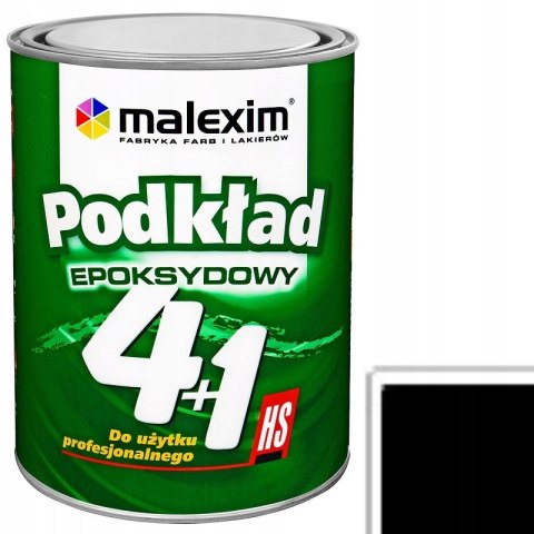 Podkład epoksydowy 4+1 0.8L czarny + utwardzacz 0.2L Malexim