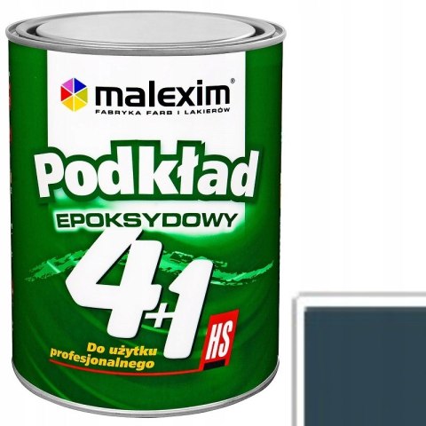 Podkład epoksydowy 4+1 0.8L grafit + utwardzacz 0.2L Malexim