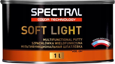 Szpachlówka multifunkcyjna poliestrowa 1kg + Utwardzacz Soft Light