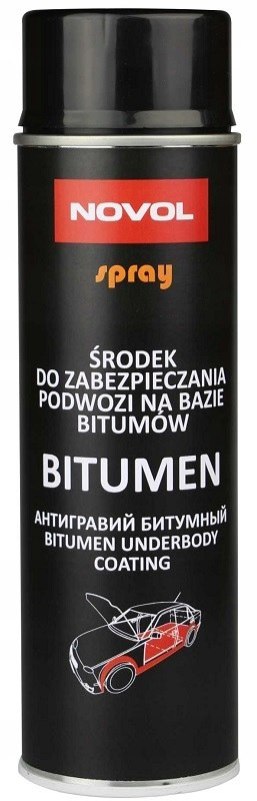 Środek do konserwacji podwozia Novol Bitumen czarny 500 ml