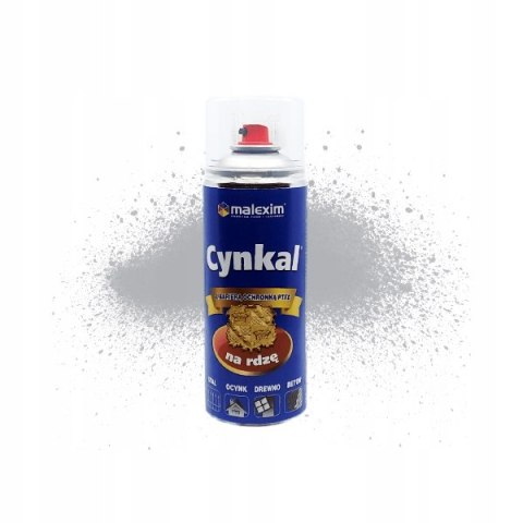 Gruntoemalia RAL 9006 Aluminiowy Spray 400ml Cynkal