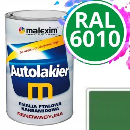 Farba renowacyjna Autolakier RAL 6010 Zielony Trwiasty 1L Malexim