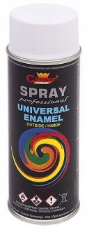 Farba uniwersalna Spray 0.4L Champion RAL 9003 Mat