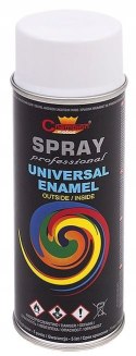 Farba uniwersalna Spray 0.4L Champion RAL 9010 Połysk