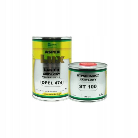 Lakier Akrylowy Aspen Opel 474 1,5 L