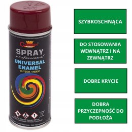 Farba uniwersalna Spray 0.4L Champion RAL 3011