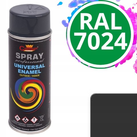 Farba uniwersalna Spray 0.4L Champion RAL 7024