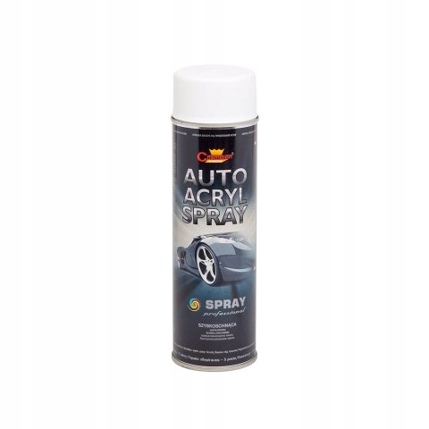 Lakier akrylowy Auto Acryl Spray 0.5L Champion Biały Mat Lakier akrylowy Auto Acryl Spray 0.5L Champion Biały Mat