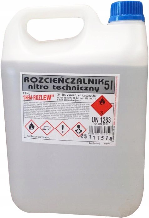 Rozcieńczalnik nitro techniczny Chem-Rozlew 5L