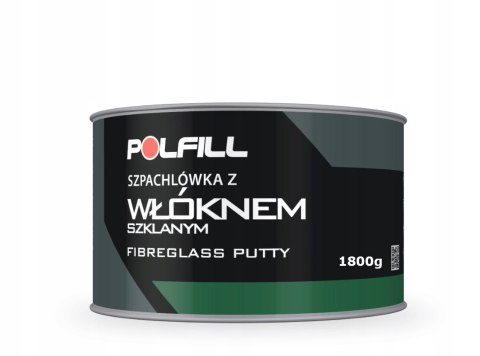 Szpachlówka z włóknem szklanym POLFILL 1800g + utwardzacz